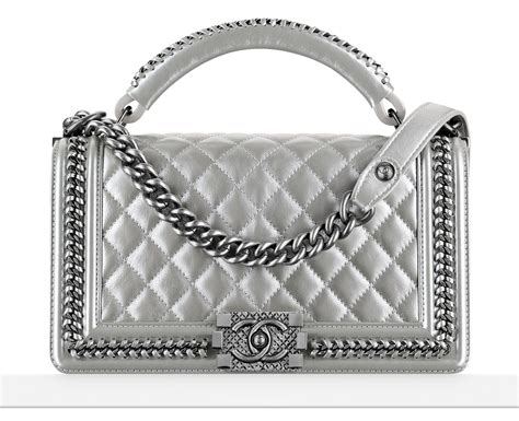 chanel boy silver|Chanel belt bag.